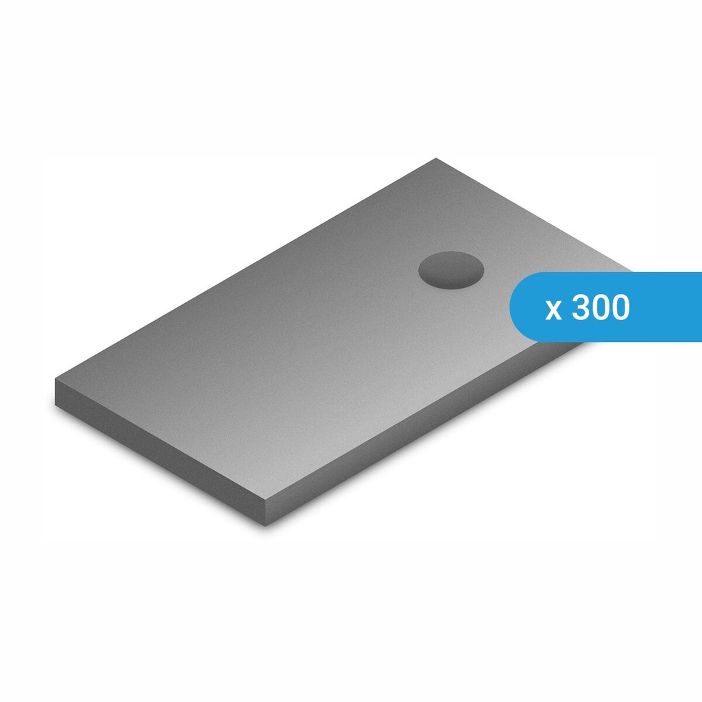 [A03166-VE] 300 x K2 Adapterblech M12 für Dachanbindung | A03166-VE