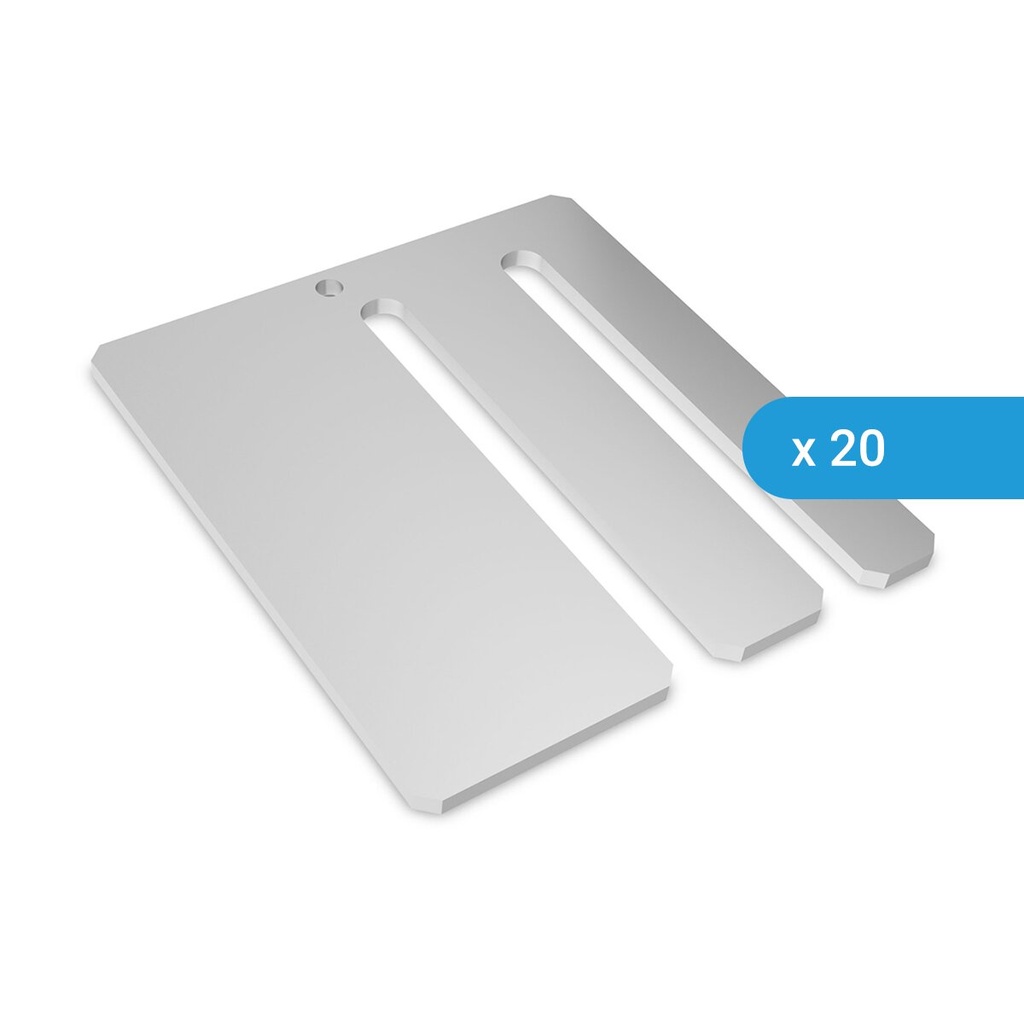 20 x K2 Ausgleichsplatte 4mm | A01625-VE