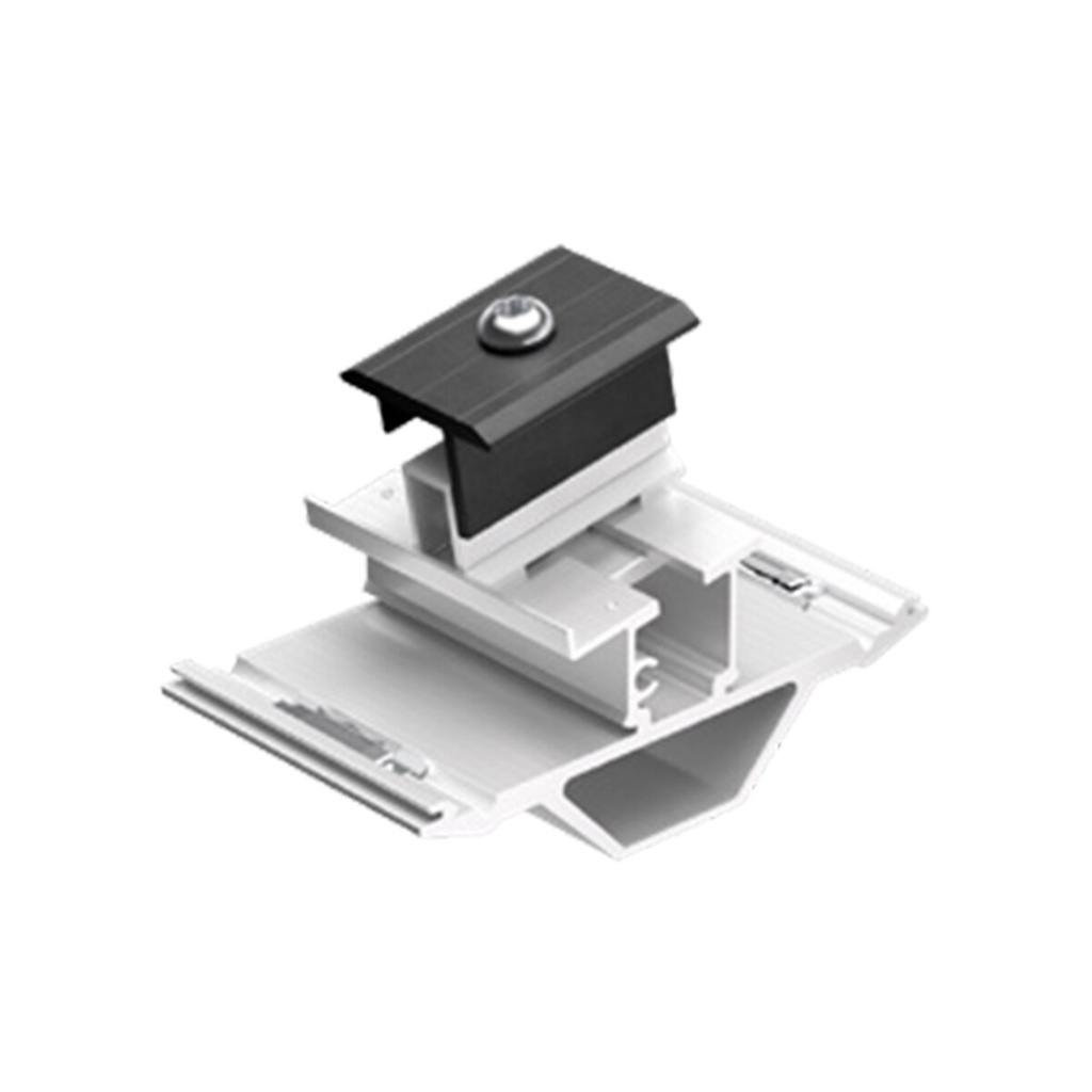 [A09423] Clenergy PV-ezRack Ascent 1.1, Vordere Stütze 10° mit Modulklemme | A09423