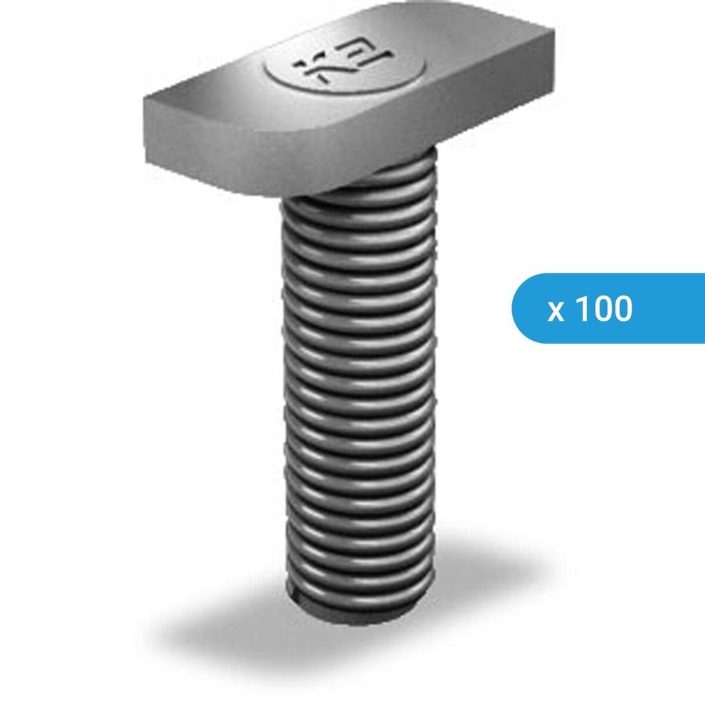 [A01455-VE] 100 x K2 Hammerkopfschraube 28/15 M8x20 | A01455-VE
