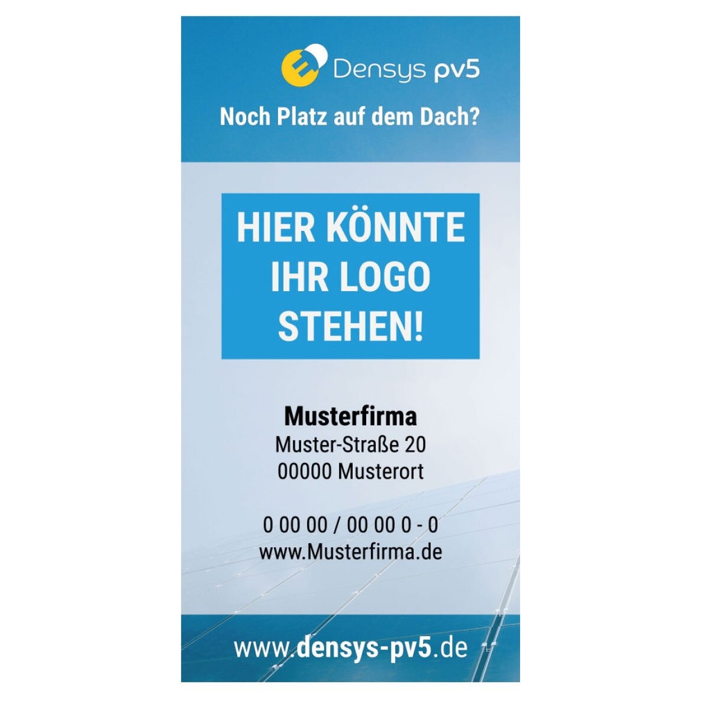 [A04595] personalisiertes Gerüstbanner, hoch mit Motiv | A04595